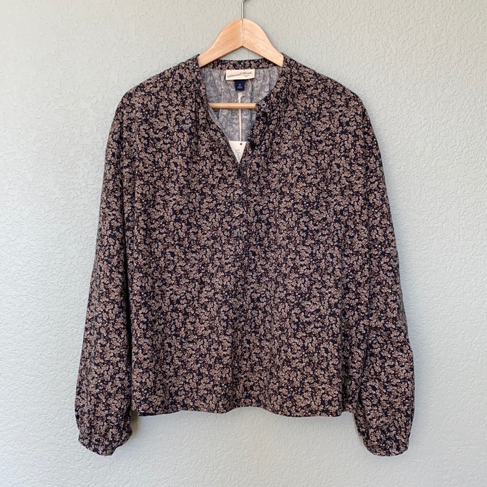 Universal Thread Balloon Long Sleeve Poet Top